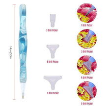 Afbeelding in Gallery-weergave laden, Premium Diamond Painting Pen Lichtblauwe Golven 5 Varianten