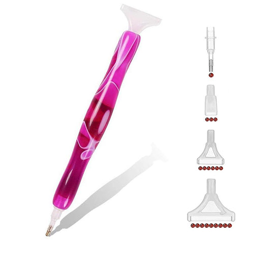 Premium Diamond Painting Pen Paarse Golven 5 Varianten
