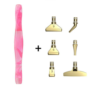 Premium Diamond Painting Pen Roze Golven 5 Varianten