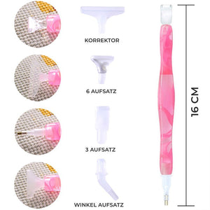 Premium Diamond Painting Pen Roze Golven 5 Varianten