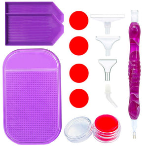 Premium Diamond Painting Pen Paars 5 Varianten