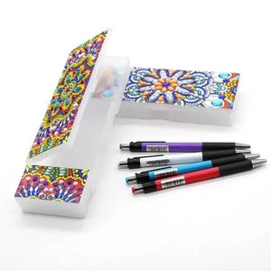 Diamond Painting Bloemen Pennenhouder