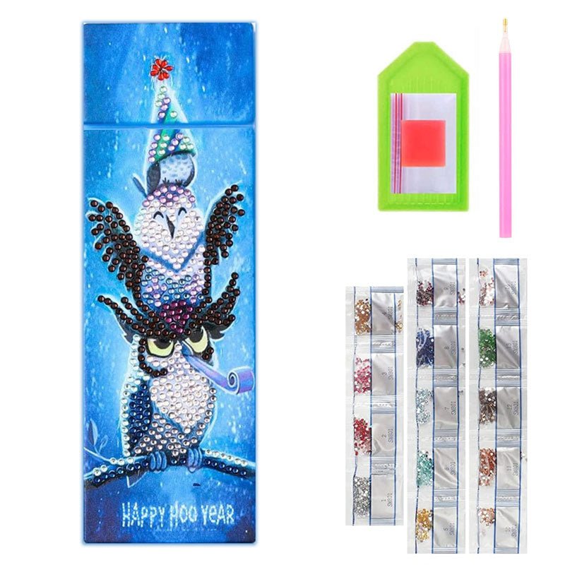 Diamond Painting Pen Doos Uilen