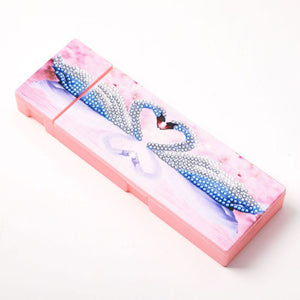 Diamond Painting Pennendoos Zwaan Hart