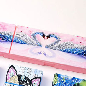 Diamond Painting Pennendoos Zwaan Hart