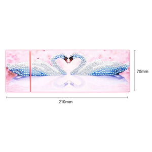 Diamond Painting Pennendoos Zwaan Hart