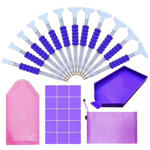 Professionele Gereedschapsset Diamond Painting XL 54 Stuks Accessoires