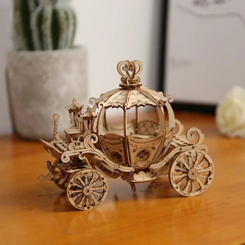 3D Puzzel - Pompoenwagen