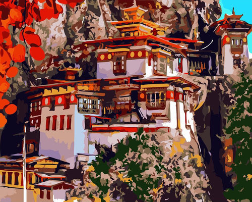 Schilderen op Nummer - Ergens in Azië