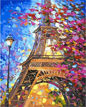 Afbeelding in Gallery-weergave laden, Schilderen op Nummer - Eiffeltoren in de lente