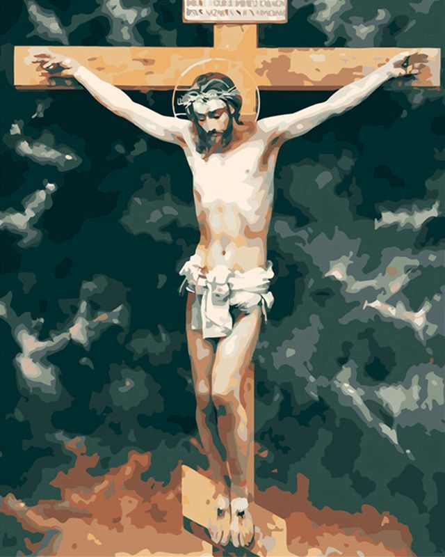 Schilderen op Nummer - Christus aan het kruis