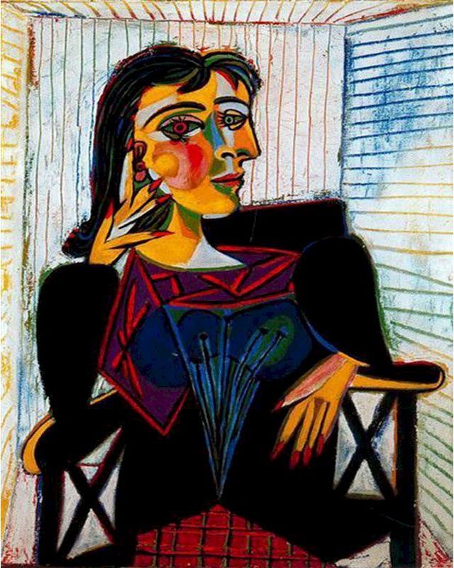 Schilderen op Nummer - Picasso - Portret van Dora