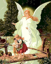 Afbeelding in Gallery-weergave laden, Schilderen op Nummer - Engel en kinderen