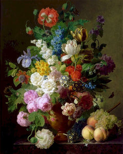 Schilderen op Nummer - Jan Frans van Dael - Vaas met bloemen