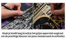 Afbeelding in Gallery-weergave laden, Scratch Painting - Eiffeltoren in Parijs