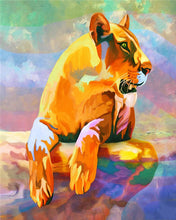 Afbeelding in Gallery-weergave laden, Schilderen op Nummer - Pop Art Leeuwin