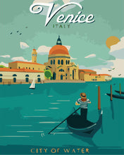 Afbeelding in Gallery-weergave laden, Schilderen op Nummer - Reisposter Venetië, stad van water