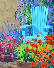 Afbeelding in Gallery-weergave laden, Schilderen op Nummer - Stoel in de tuin