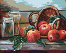 Afbeelding in Gallery-weergave laden, Schilderen op Nummer - Korf vol rode appels