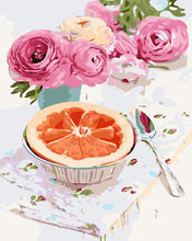 Afbeelding in Gallery-weergave laden, Schilderen op Nummer - Rozen en grapefruit