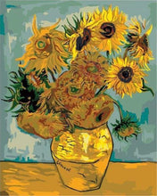 Afbeelding in Gallery-weergave laden, Kruissteek borduren - Van Gogh Zonnebloemen
