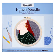 Afbeelding in Gallery-weergave laden, Punch Needle pakket Gouden Oorbel