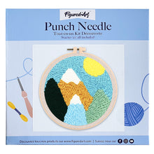 Afbeelding in Gallery-weergave laden, Punch Needle pakket Besneeuwde bergen
