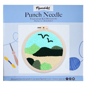 Punch Needle pakket Vogels in de lucht
