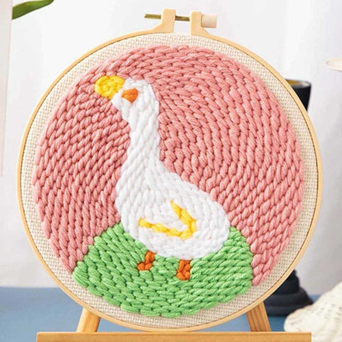 Punch Needle pakket Witte gans