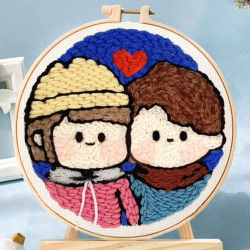 Punch Needle pakket Mooi koppel