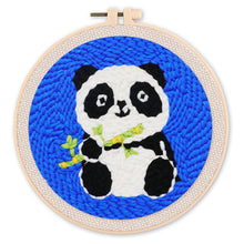 Afbeelding in Gallery-weergave laden, Punch Needle pakket Baby Panda