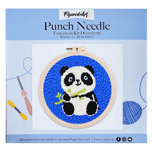 Punch Needle pakket Baby Panda