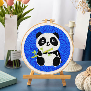 Punch Needle pakket Baby Panda