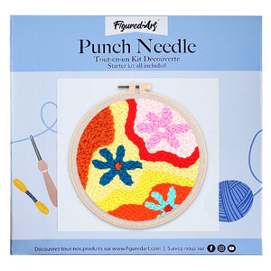 Punch Needle pakket Bloemen in de herfst