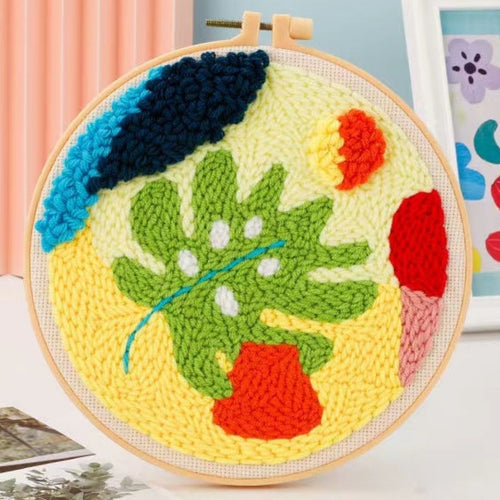 Punch Needle pakket Herfstblad