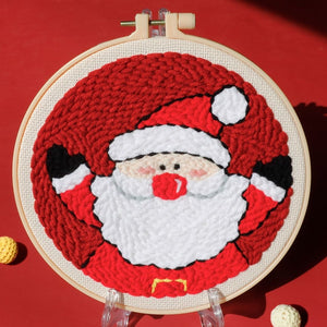 Punch Needle pakket De Kerstman