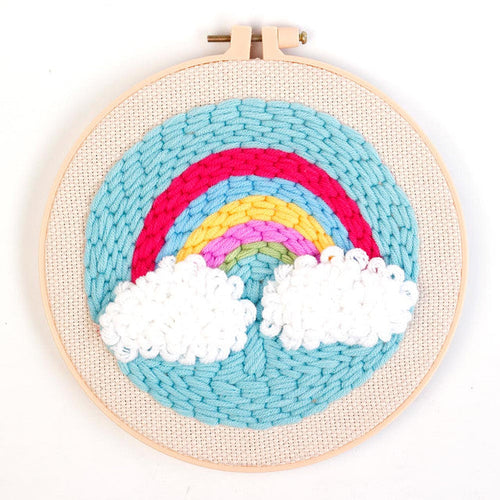 Punch Needle pakket Heldere Regenboog