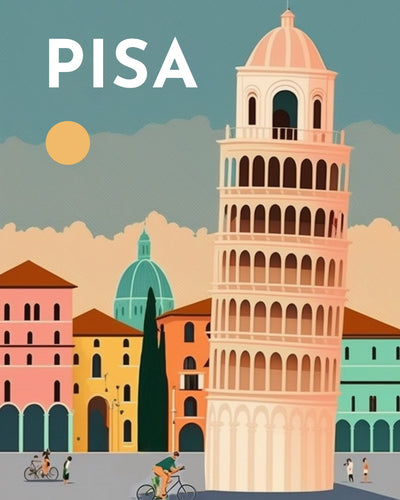 Diamond Painting - Reisposter Pisa