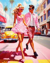Afbeelding in Gallery-weergave laden, Diamond Painting - Roze Straatromantiek