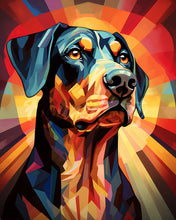Afbeelding in Gallery-weergave laden, Diamond Painting - Art Deco Hond