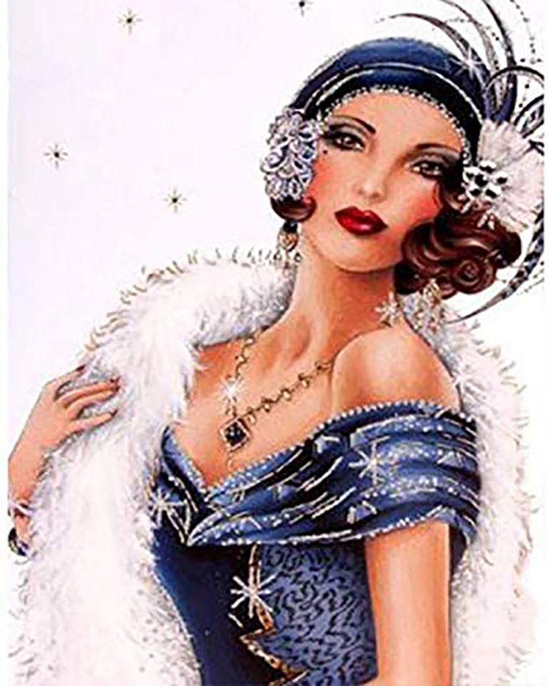 Diamond Painting - Elegante Vrouw