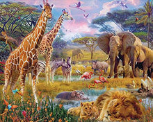 Afbeelding in Gallery-weergave laden, Diamond Painting - Dieren in de savanne