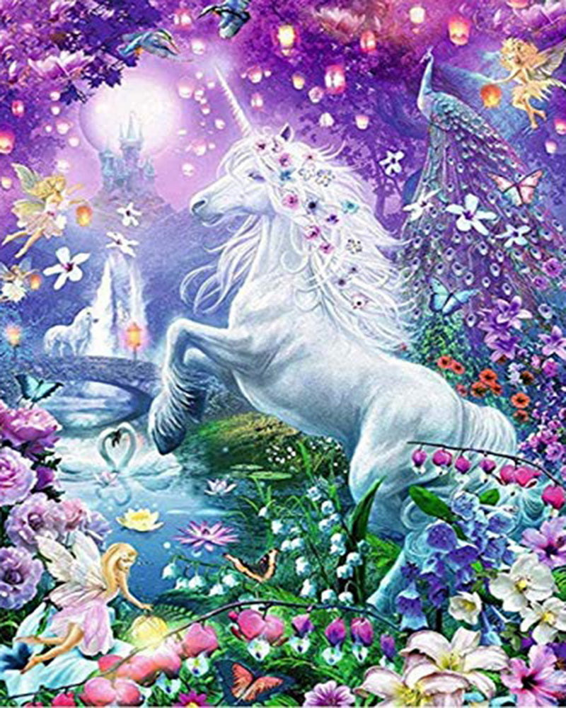 Diamond painting de luxe 40x60cm - Oog met prachtige achtergrond Diamond painting de luxe 40x60cm - Oog met prachtige achtergrond
