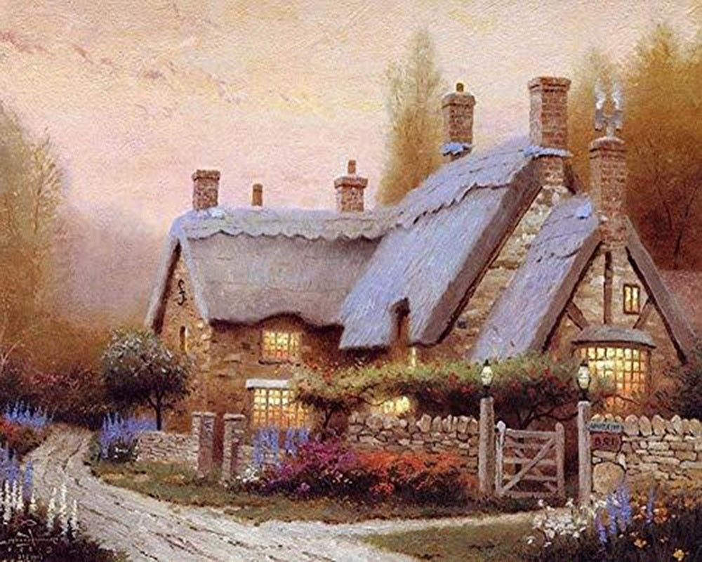 Diamond Painting - Rustig landhuis