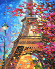 Afbeelding in Gallery-weergave laden, Diamond Painting - Romantische Eiffeltoren