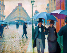 Afbeelding in Gallery-weergave laden, Diamond Painting - Straat van Parijs, regenachtig weer - Gustave Caillebotte