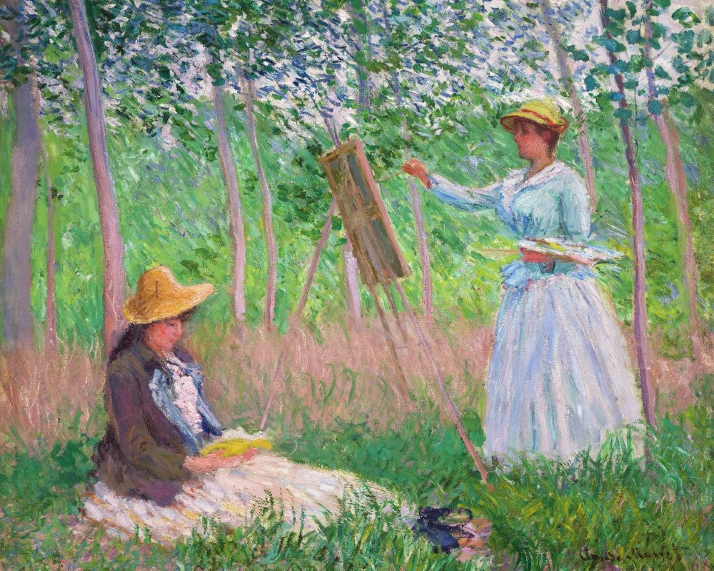 Kruissteek borduren - In de bossen van Giverny - Monet