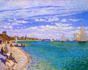 Schilderen op Nummer - Zeilwedstrijden in Sainte-Adresse - Monet