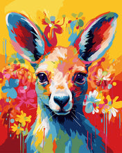 Afbeelding in Gallery-weergave laden, Schilderen op Nummer - Kleurrijke Abstracte Kangoeroe