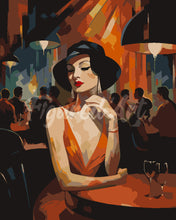 Afbeelding in Gallery-weergave laden, Schilderen op Nummer - Art Deco Vrouw in een Club